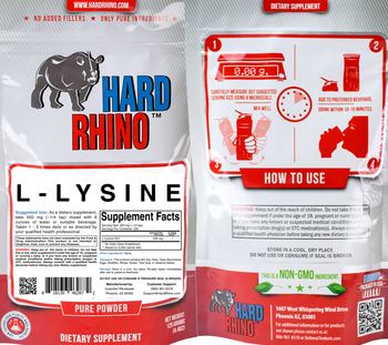 Hard Rhino L-Lysine - supplement