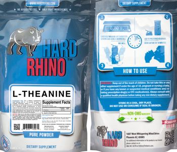 Hard Rhino L-Theanine - supplement