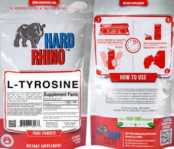 Hard Rhino L-Tyrosine - supplement