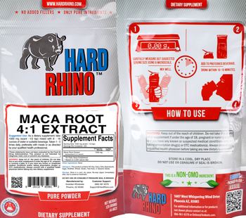 Hard Rhino Maca Root 4:1 Extract - supplement