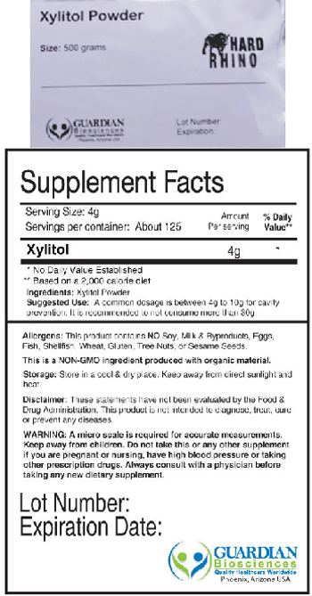 Hard Rhino Xylitol Powder - 