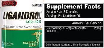 Hardcore Formulations Ligandrol LGD-4033 - supplement