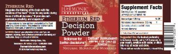 Harmonic Innerprizes Etherium Red Powder - supplement