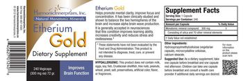 Harmonic Innerprizes, Inc. Etherium Gold - supplement