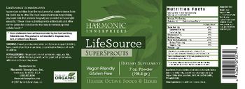 Harmonic Innerprizes LifeSource SuperSprouts - supplement
