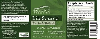 Harmonic Innerprizes LifeSource SuperSprouts - supplement