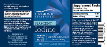 Harmonic Innerprizes Nascent Iodine - supplement