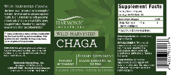 Harmonic Innerprizes Wild Harvested Chaga - supplement