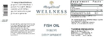 Harry & David Fish Oil - supplement