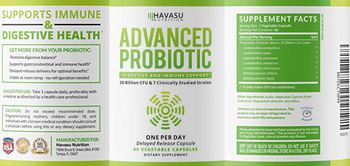 Havasu Nutrition Advanced Probiotic - supplement