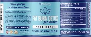 Havasu Nutrition Fat Burn Detox for Women - supplement