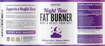 Havasu Nutrition Night Time Fat Burner - supplement