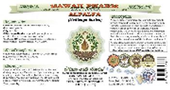 Hawaii Pharm Alfalfa - herbal supplement