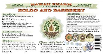 Hawaii Pharm Boldo and Barberry - herbal supplement