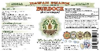 Hawaii Pharm Burdock - herbal supplement