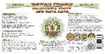 Hawaii Pharm California Poppy and Kava Kava - herbal supplement