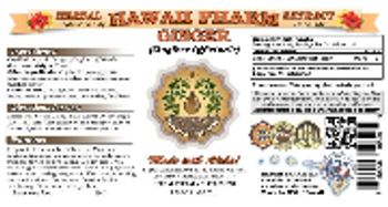 Hawaii Pharm Ginger - herbal supplement