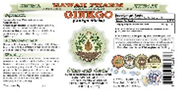 Hawaii Pharm Ginkgo - herbal supplement