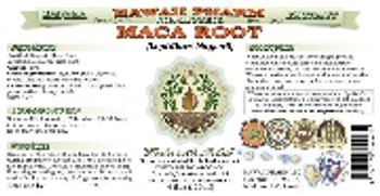 Hawaii Pharm Maca Root - herbal supplement