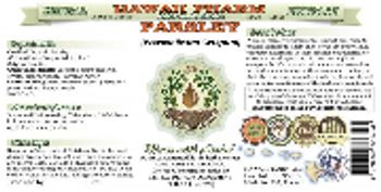 Hawaii Pharm Parsley - herbal supplement