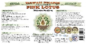 Hawaii Pharm Pink Lotus - herbal supplement