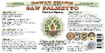 Hawaii Pharm Saw Palmetto - herbal supplement