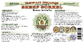 Hawaii Pharm Sheep Sorrel - herbal supplement