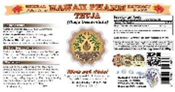 Hawaii Pharm Thuja - herbal supplement