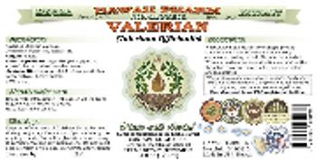 Hawaii Pharm Valerian - herbal supplement