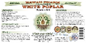 Hawaii Pharm White Poplar - herbal supplement