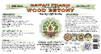 Hawaii Pharm Wood Betony - herbal supplement
