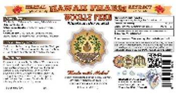 Hawaii Pharm Woolly Fern - herbal supplement