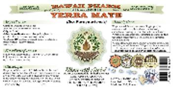 Hawaii Pharm Yerba Mate - herbal supplement