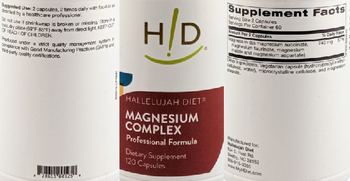 H!D Hallelujah Diet Magnesium Complex - supplement