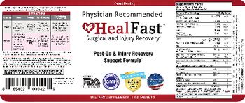 HealFast Post-Op & Injury Recovery Support Formula - supplement
