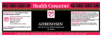 Health Concerns Adrenosen - adrenal cortex herbal supplement