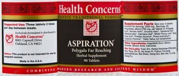 Health Concerns Aspiration - polygala far reaching herbal supplement