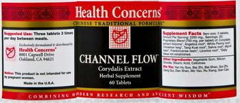 Health Concerns Channel Flow - corydalis extract herbal supplement