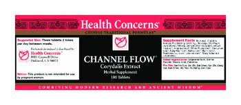 Health Concerns Channel Flow - herbal supplement