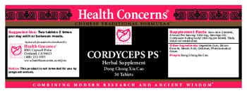 Health Concerns Cordyceps PS - herbal supplement