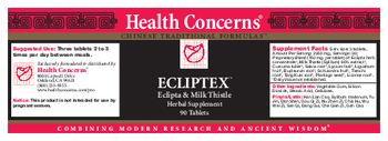 Health Concerns Ecliptex - herbal supplement