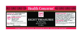 Health Concerns Eight Treasures - herbal supplement