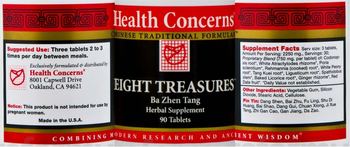 Health Concerns Eight Treasures - ba zhen tang herbal supplement