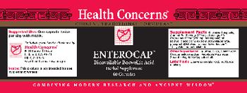Health Concerns Enterocap - herbal supplement