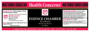 Health Concerns Essence Chamber - herbal supplement