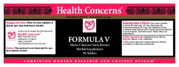 Health Concerns Formula V - herbal supplement