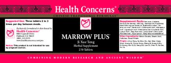Health Concerns Marrow Plus - herbal supplement