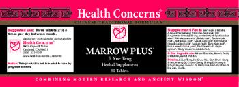 Health Concerns Marrow Plus - herbal supplement