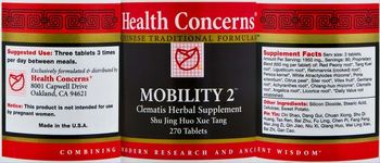 Health Concerns Mobility 2 - clematis herbal supplement