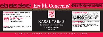 Health Concerns Nasal Tabs 2 - herbal supplement